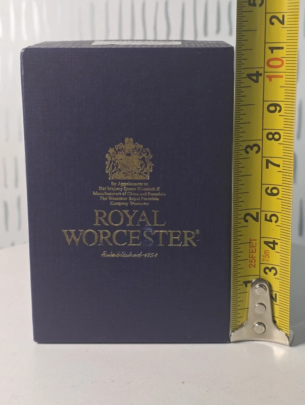 Royal Worcester Egg Coddler King Size Fruit Basket W/Original Box & Booklet